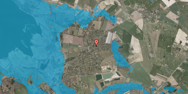 Oversvømmelsesrisiko fra vandløb på Fransiskavej 1, 4593 Eskebjerg