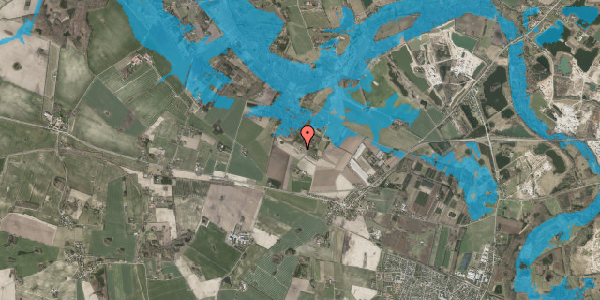 Oversvømmelsesrisiko fra vandløb på Mindegårdsvej 3, 4470 Svebølle
