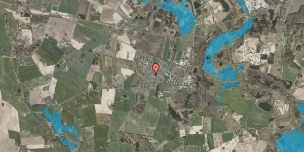 Oversvømmelsesrisiko fra vandløb på Rosenhaven 1D, 4470 Svebølle