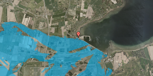 Oversvømmelsesrisiko fra vandløb på Birkely 1, 4571 Grevinge