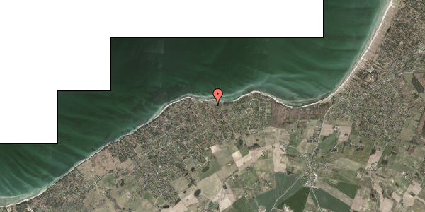 Oversvømmelsesrisiko fra vandløb på Ellebakken 22, 4550 Asnæs