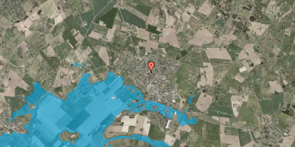Oversvømmelsesrisiko fra vandløb på Esterhøjvej 24, 4550 Asnæs