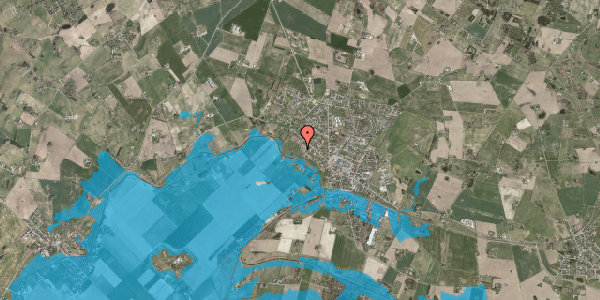 Oversvømmelsesrisiko fra vandløb på Garboparken 35, 4550 Asnæs