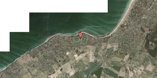 Oversvømmelsesrisiko fra vandløb på Gyvelbakken 5, 4550 Asnæs