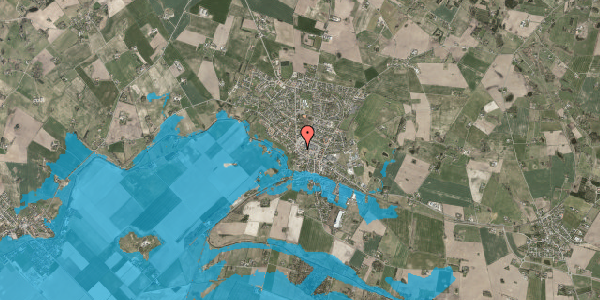 Oversvømmelsesrisiko fra vandløb på Møllegårdsparken 10, 4550 Asnæs