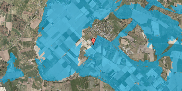 Oversvømmelsesrisiko fra vandløb på Rønnebærvej 12, 4540 Fårevejle