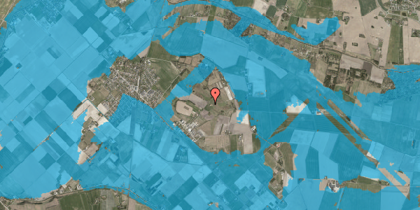 Oversvømmelsesrisiko fra vandløb på Storøvej 5, 4540 Fårevejle
