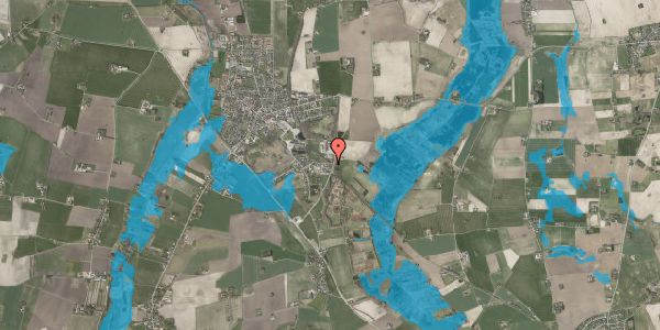 Oversvømmelsesrisiko fra vandløb på Krogvejen 46, 4281 Gørlev