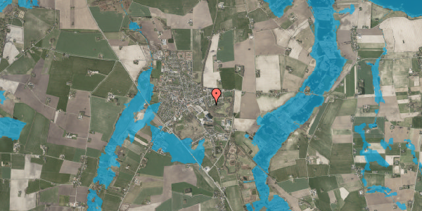 Oversvømmelsesrisiko fra vandløb på Langeås 4, 4281 Gørlev