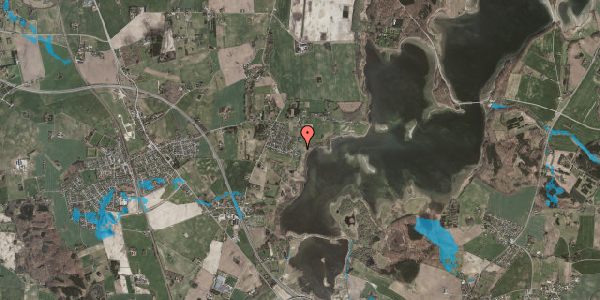 Oversvømmelsesrisiko fra vandløb på Arnakkegårds Alle 60, 4390 Vipperød