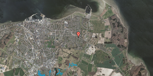 Oversvømmelsesrisiko fra vandløb på Blomsterhaven 20, 4300 Holbæk