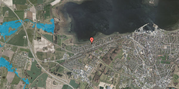 Oversvømmelsesrisiko fra vandløb på Kærsangervej 108, 4300 Holbæk