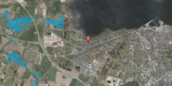 Oversvømmelsesrisiko fra vandløb på Lærkevej 52, 4300 Holbæk