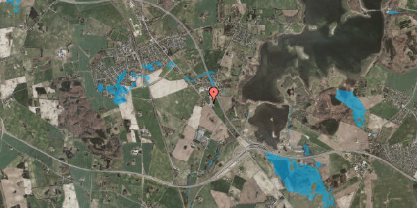 Oversvømmelsesrisiko fra vandløb på Roskildevej 371A, 1. , 4390 Vipperød