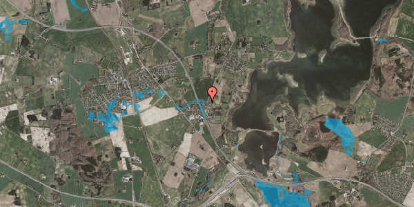 Oversvømmelsesrisiko fra vandløb på Ågerupvej 76, 4390 Vipperød