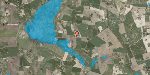 Oversvømmelsesrisiko fra vandløb på Engvangsvej 10, 4270 Høng