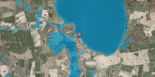 Oversvømmelsesrisiko fra vandløb på Lundevejen 5, 4270 Høng