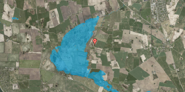 Oversvømmelsesrisiko fra vandløb på Maglemosevej 4, 4270 Høng