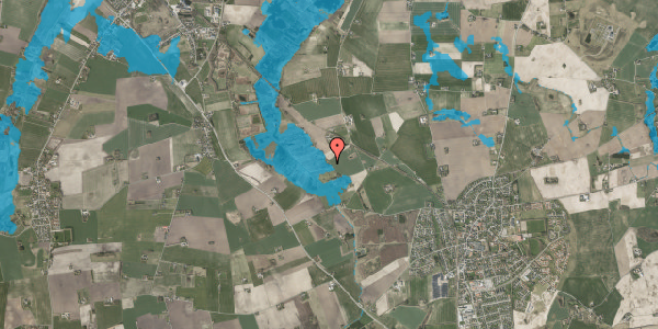 Oversvømmelsesrisiko fra vandløb på Mosevej 7, 4270 Høng