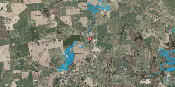 Oversvømmelsesrisiko fra vandløb på Reerslevvej 15, 4291 Ruds Vedby