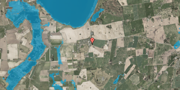 Oversvømmelsesrisiko fra vandløb på Sæbyvej 24, 4270 Høng