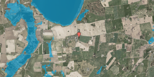 Oversvømmelsesrisiko fra vandløb på Sæbyvej 31, 4270 Høng