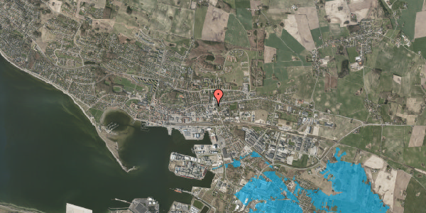 Oversvømmelsesrisiko fra vandløb på Slagelsevej 2, 4400 Kalundborg