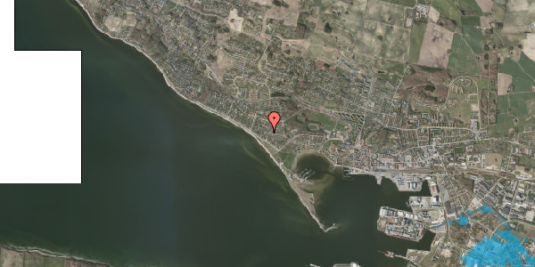 Oversvømmelsesrisiko fra vandløb på Strandhaven 75, 4400 Kalundborg