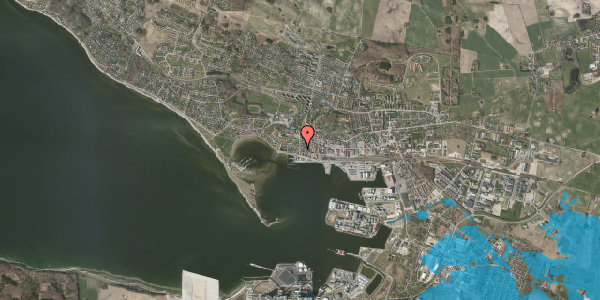 Oversvømmelsesrisiko fra vandløb på Strandstræde 23, 4400 Kalundborg