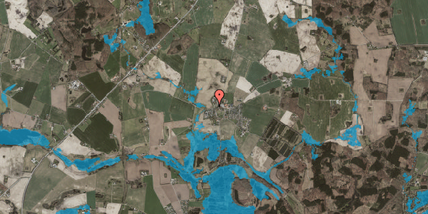 Oversvømmelsesrisiko fra vandløb på Degnebakken 1, 4100 Ringsted