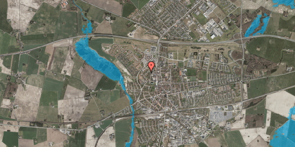 Oversvømmelsesrisiko fra vandløb på Dronning Margrethesvej 14, 4100 Ringsted