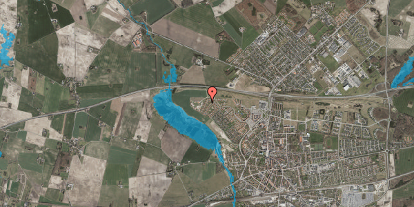 Oversvømmelsesrisiko fra vandløb på Klosteråsen 73, 4100 Ringsted
