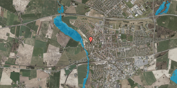 Oversvømmelsesrisiko fra vandløb på Maglemosevej 9, 4100 Ringsted