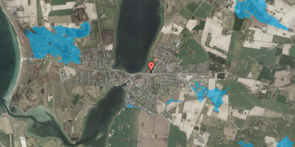Oversvømmelsesrisiko fra vandløb på Bülowsvej 37, 4230 Skælskør