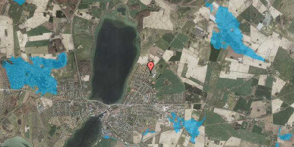 Oversvømmelsesrisiko fra vandløb på Hesselhaven 77, 4230 Skælskør
