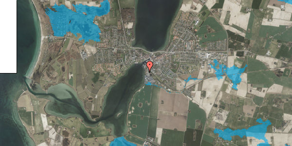 Oversvømmelsesrisiko fra vandløb på Spegerborgvej 24C, 4230 Skælskør