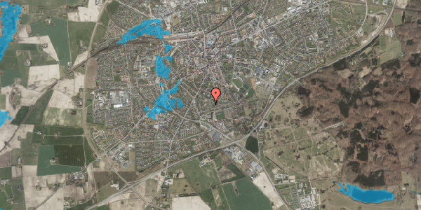 Oversvømmelsesrisiko fra vandløb på Astersvej 12, 4200 Slagelse