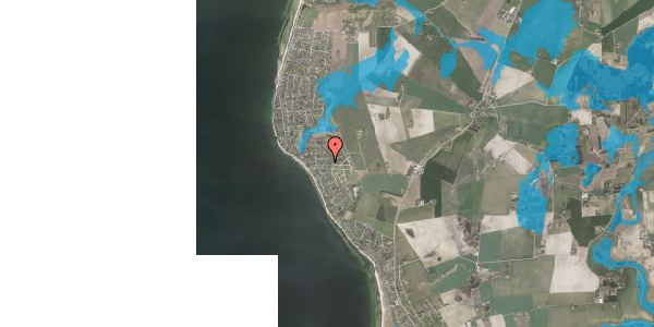 Oversvømmelsesrisiko fra vandløb på Grønagervej 11, 4200 Slagelse