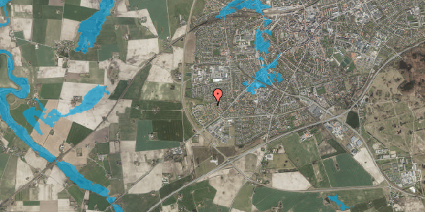 Oversvømmelsesrisiko fra vandløb på Hollandsvej 3, 4200 Slagelse