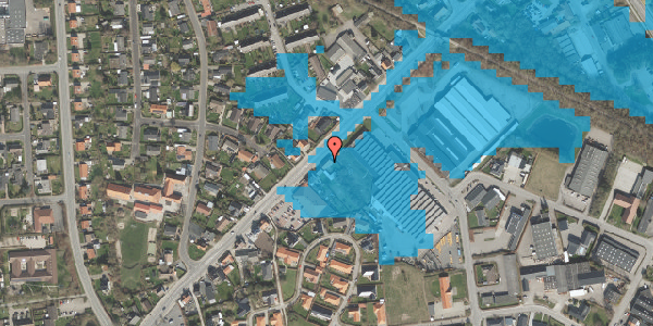 Oversvømmelsesrisiko fra vandløb på Korsørvej 25, 4200 Slagelse