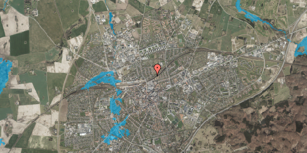 Oversvømmelsesrisiko fra vandløb på Lindevej 24, 4200 Slagelse