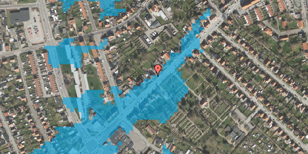 Oversvømmelsesrisiko fra vandløb på Mariendals Alle 26D, st. , 4200 Slagelse