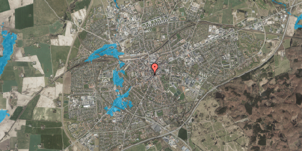 Oversvømmelsesrisiko fra vandløb på Rosengade 5, 3. 1, 4200 Slagelse