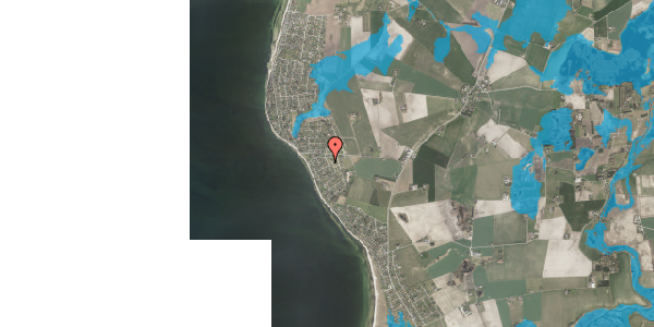 Oversvømmelsesrisiko fra vandløb på Strandager 8, 4200 Slagelse