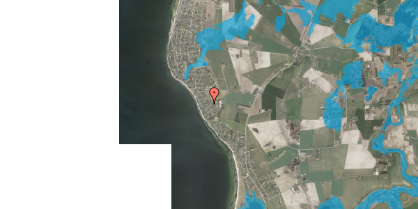 Oversvømmelsesrisiko fra vandløb på Strandager 20, 4200 Slagelse