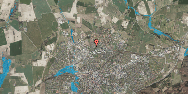Oversvømmelsesrisiko fra vandløb på Vardevej 30, 4200 Slagelse