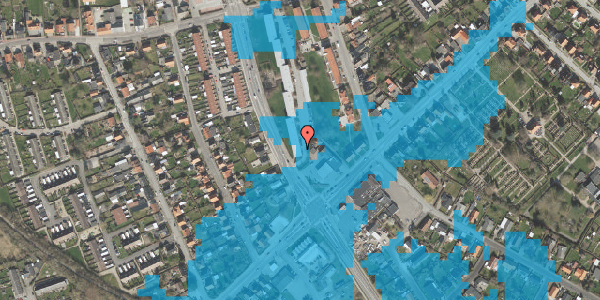 Oversvømmelsesrisiko fra vandløb på Vesterport 22, 1. 1, 4200 Slagelse