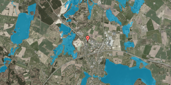 Oversvømmelsesrisiko fra vandløb på Husrækken 2, 4180 Sorø