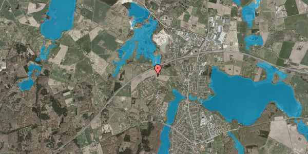 Oversvømmelsesrisiko fra vandløb på Katrinelystvej 11D, 4180 Sorø