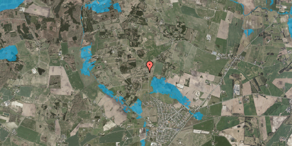 Oversvømmelsesrisiko fra vandløb på Assentorpvej 95, 4295 Stenlille